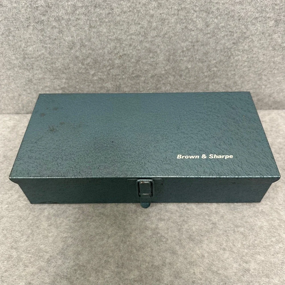 Brown & Sharpe Metal Case Only for 599-7744 Magnetic Base Indicator Set VINTAGE!